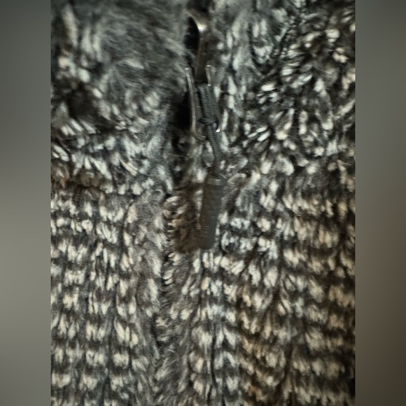 The North Face Mossbud Swirl Reversible Jacket Charcoal Gray - Picture 3 of 7